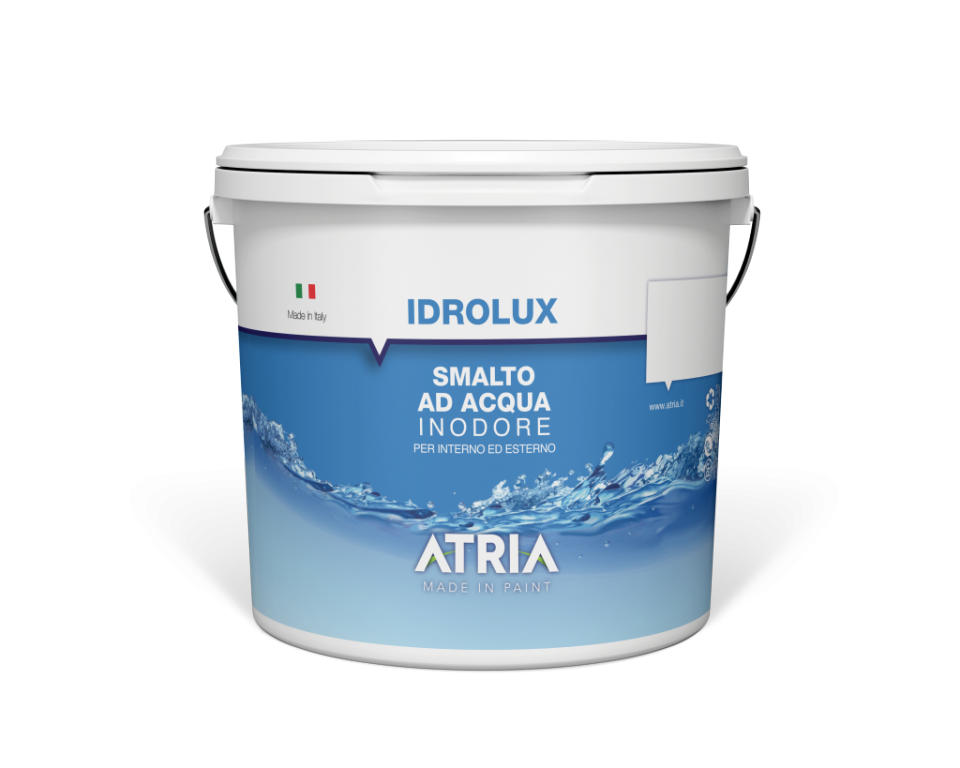 IDROLUX LUCIDO - SMALTO AD ACQUA INODORE  Colorificio ATRIA - Pitture e  vernici per la casa e l'industria